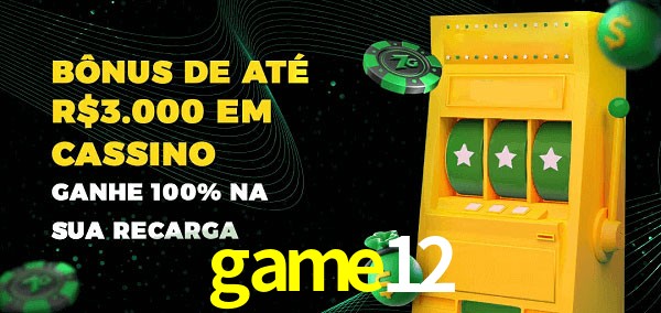 game12 melhor bônus de depósito